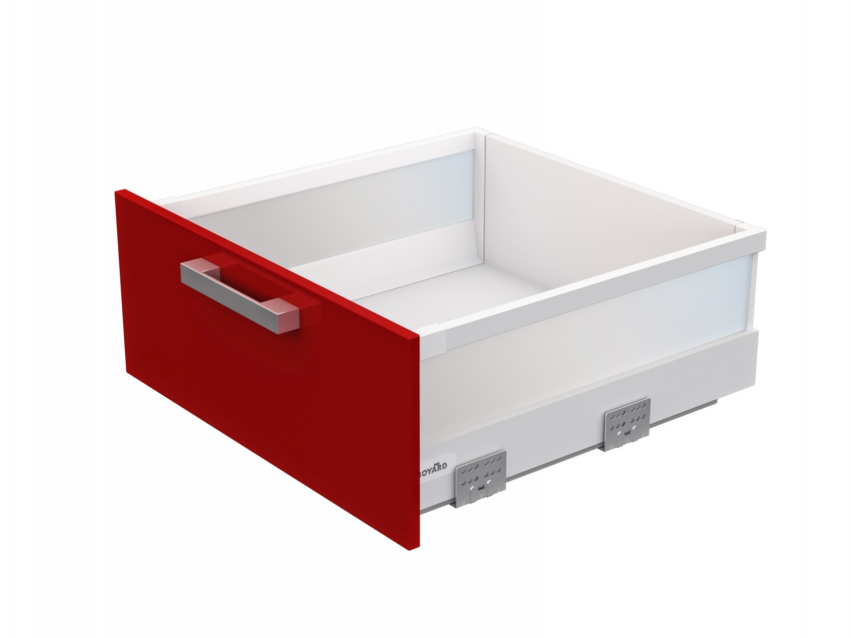 картинка B-BOX высокий с держателями для декоративных боковин и рейлингом от магазина DFCH 