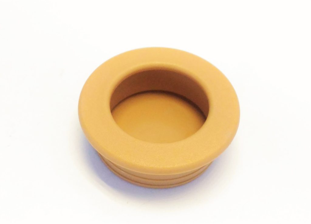 картинка Ручка раковина врезная D35мм дуб молочный (№20) Россия от магазина DFCH 