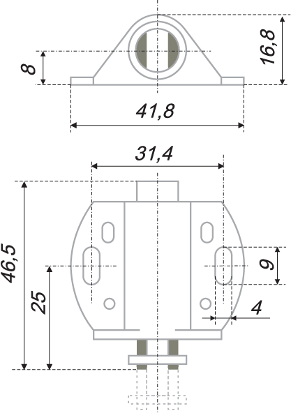 картинка Магнитный держатель MH01/W от магазина DFCH 