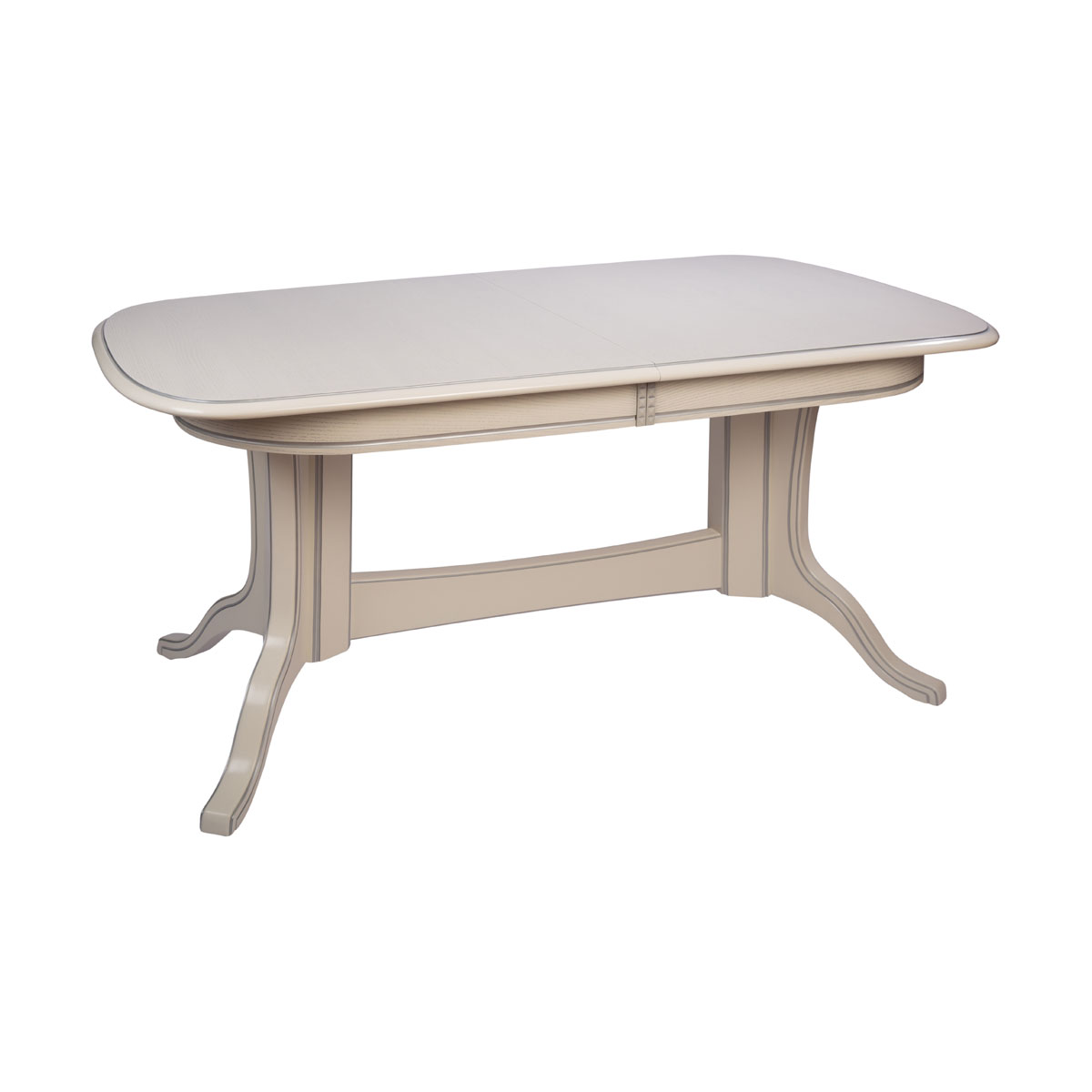 картинка Стол Лира-3 1600(2050/2500)*900*785 с патиной (тон 3М с серебряной патиной) от магазина DFCH 