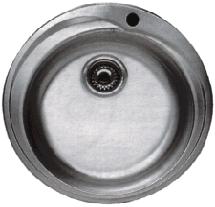 МОЙКА  круглая FRANKE RON 610 D510*410мм с отверст под кран нерж. Ограниченно годен купить по цене от  в Петербурге и Москве
