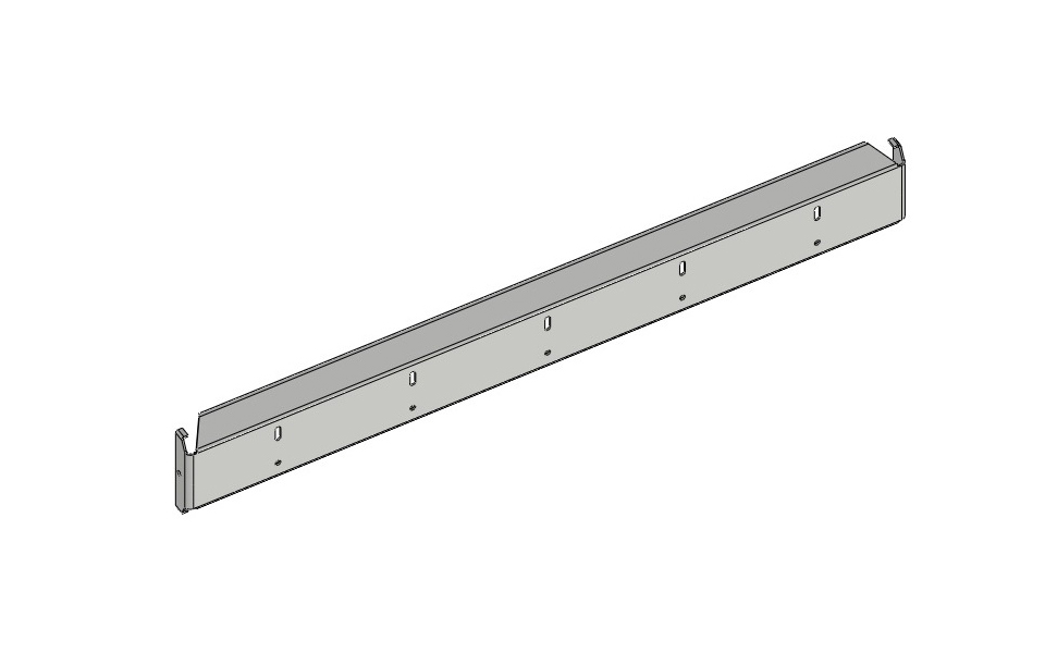 картинка Панель для крючков 900 мм (Металлик) HS019-26 от магазина DFCH 