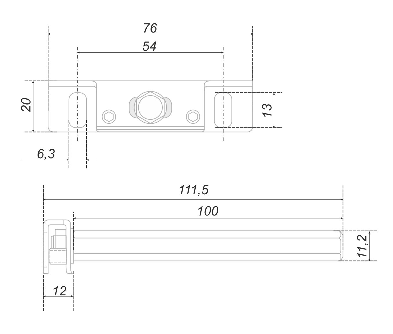 картинка Полкодержатель P701ZN.0 от магазина DFCH 