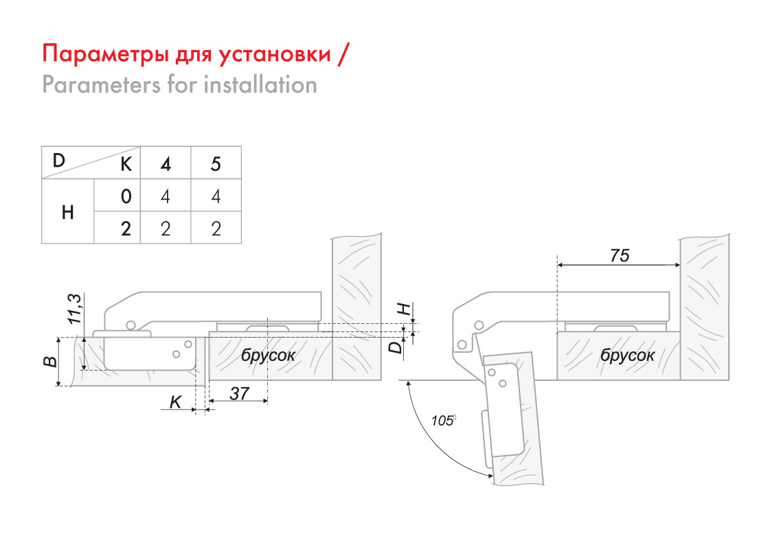 картинка Мебельная петля LINE 90° H74202 без ответной планки от магазина DFCH 