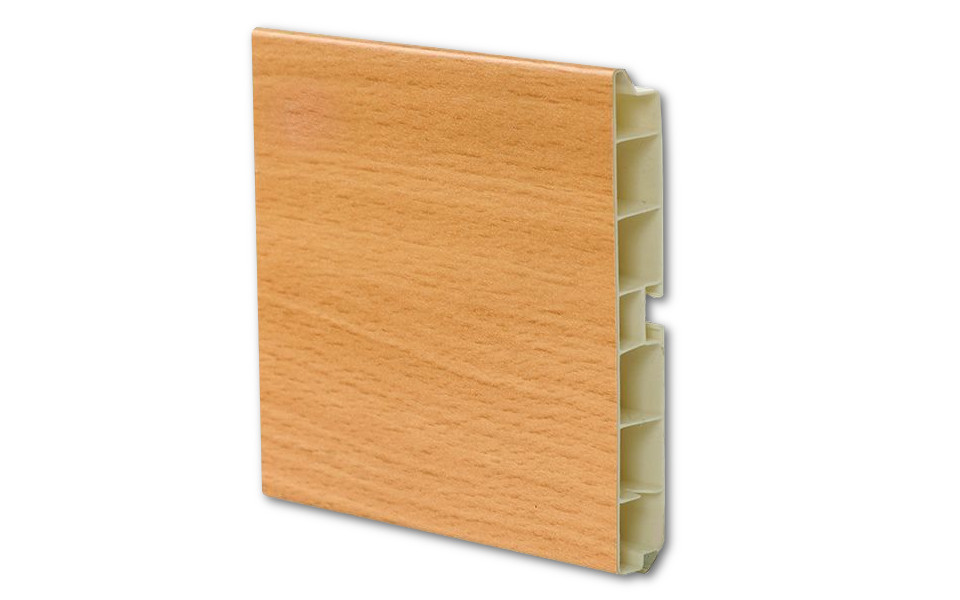 Цоколь пластиковый 4000*100*14 бук (№5) купить по цене от  в Петербурге и Москве
