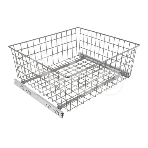 картинка Корзина выкатная сетчатая SIBO 535х475х200 мм, серебро, шарик. напр. SB600/200-SV/SH от магазина DFCH 