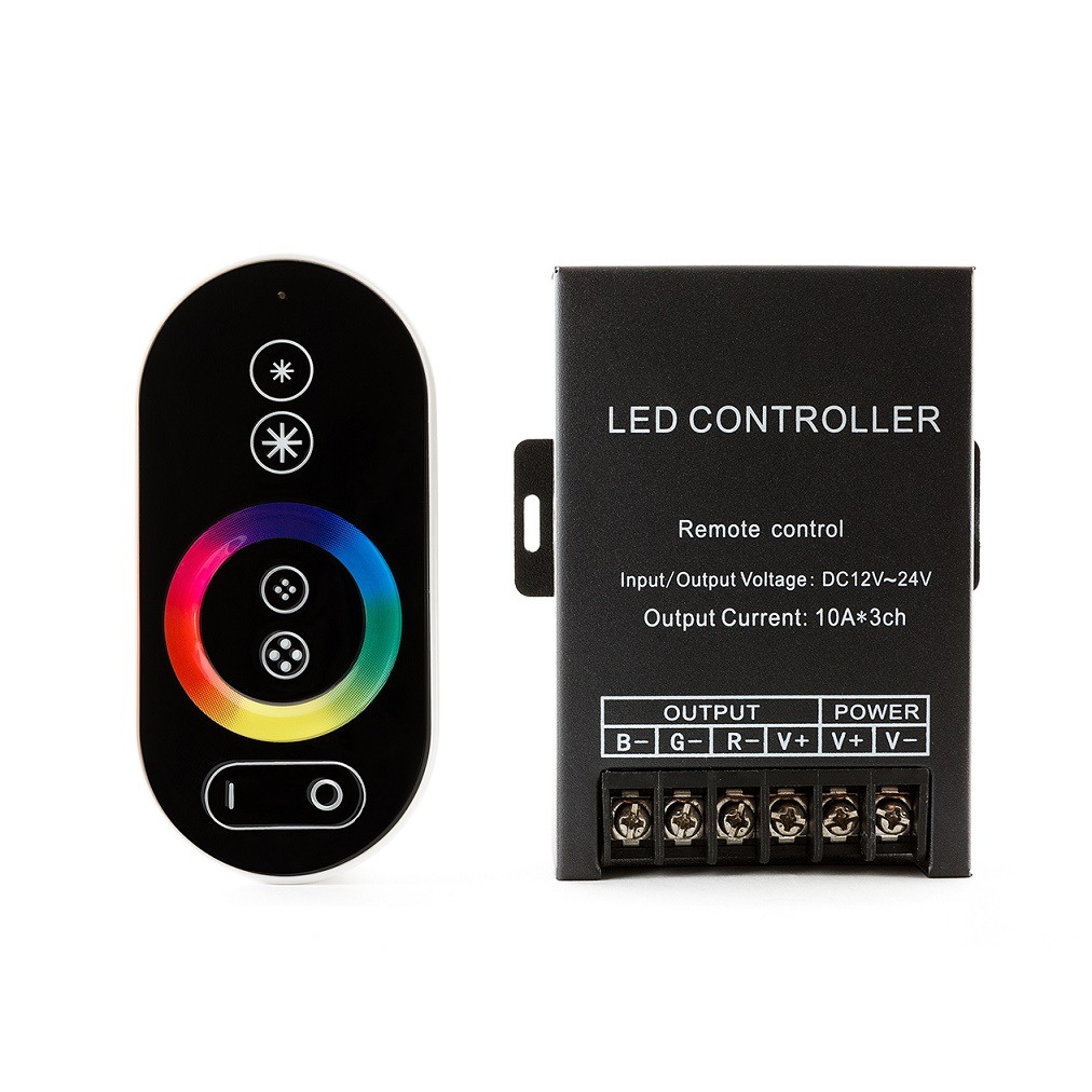 картинка Контроллер для RGB лент (с сенсорным пультом) 12V/24W, 360W/720W (LC34) от магазина DFCH 