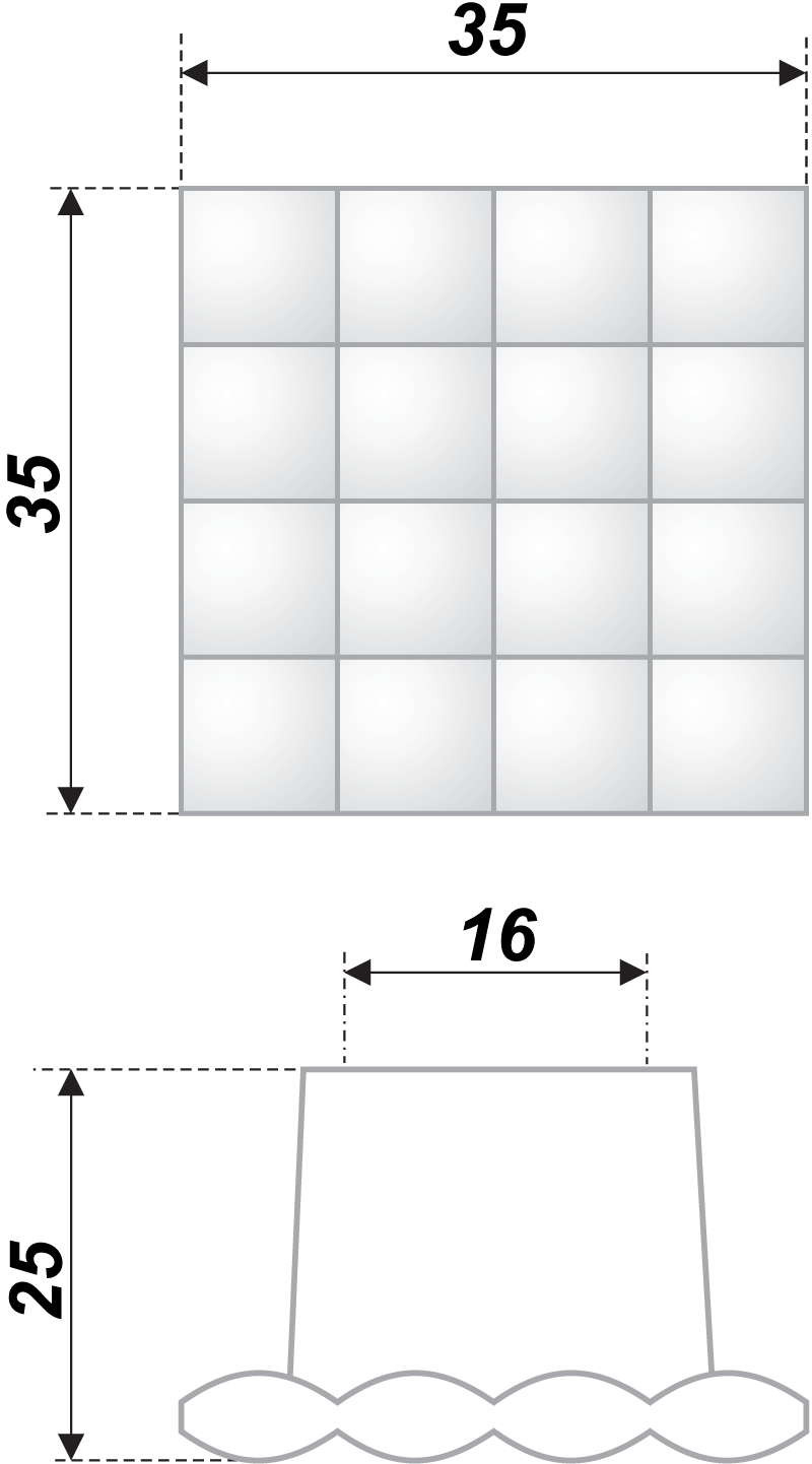 картинка Мебельная ручка RS271CP.4/16 от магазина DFCH 