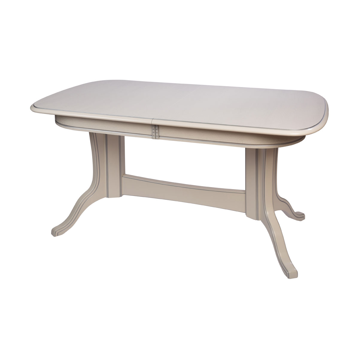 картинка Стол Лира-3 1600(2050/2500)*900*785 с патиной (тон 3М с серебряной патиной) от магазина DFCH 