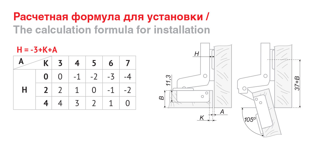 картинка Мебельная петля H100C04/0132 от магазина DFCH 