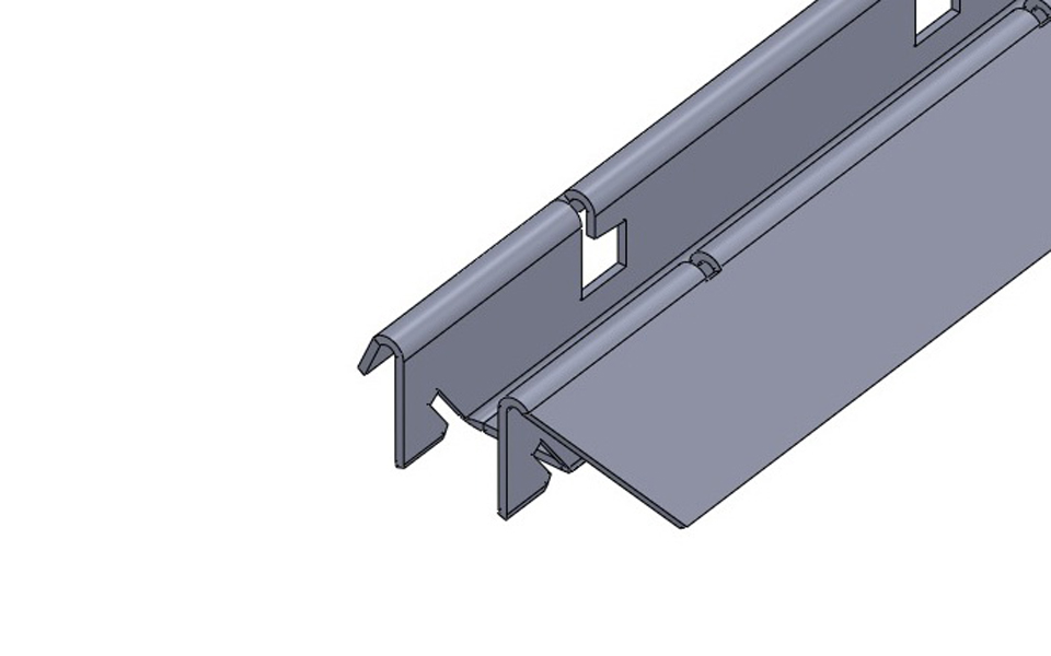 картинка Профиль монтажный 1600 мм (Металлик) HS002-26 от магазина DFCH 