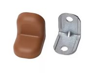 картинка Уголок крепежный мебельный 20х20х16х1,2мм УК 05 - красное дерево светл. (3) от магазина DFCH 