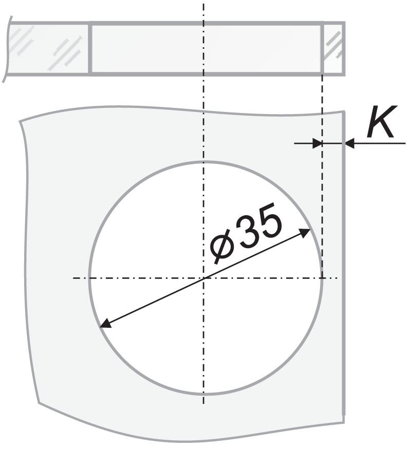 картинка Мебельная петля H503C/1710 от магазина DFCH 