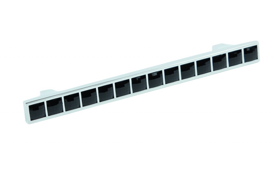 картинка RS420CP*CrBl.4*96 (Ручка черный кристалл) от магазина DFCH 