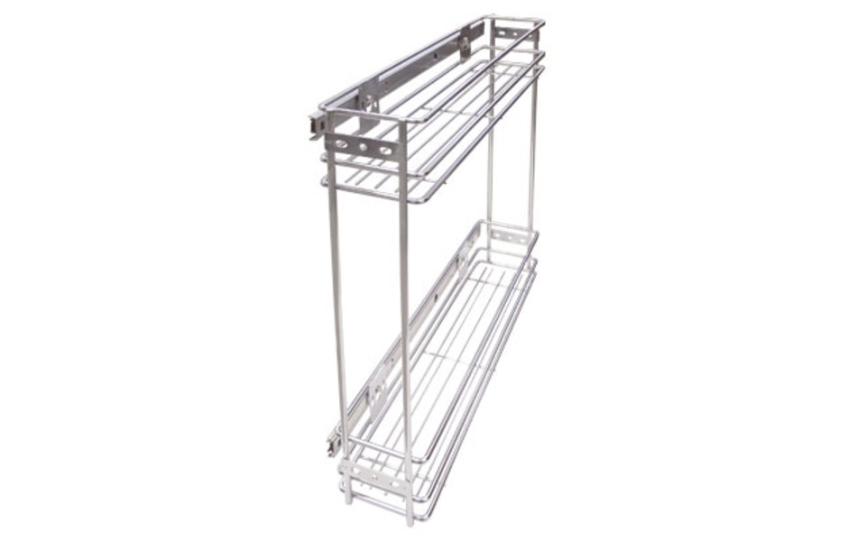 картинка KR11*1*1*150 (Бутылочница 150мм, боковое универ. крепление, неполн. выдвижение) от магазина DFCH 