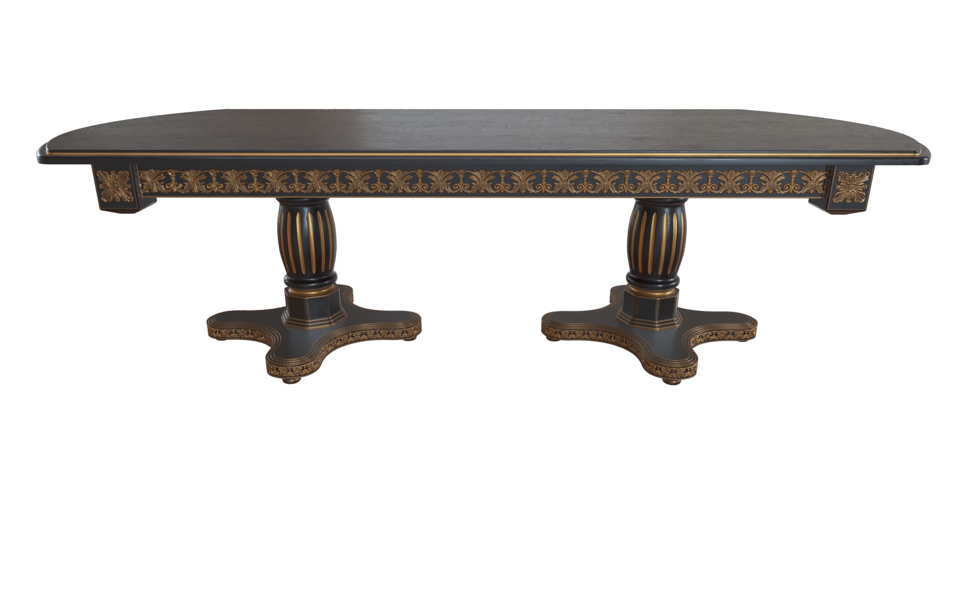картинка Стол Гранд 1800(2400)*1000*765 (тон черный RAL9005) от магазина DFCH 