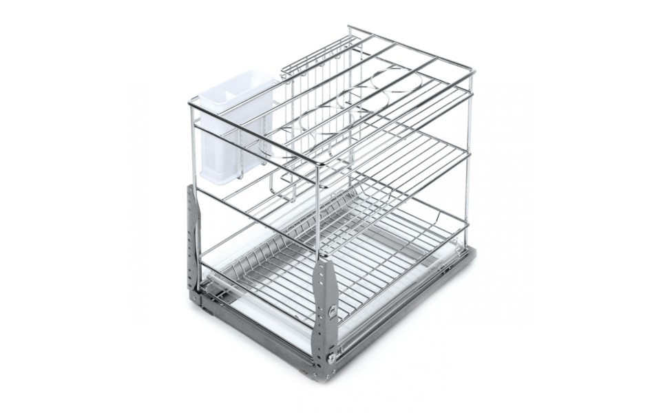 картинка KR22*2*3*400 (Корзина выкатная 400мм, полн. выдв. с доводчиком) от магазина DFCH 