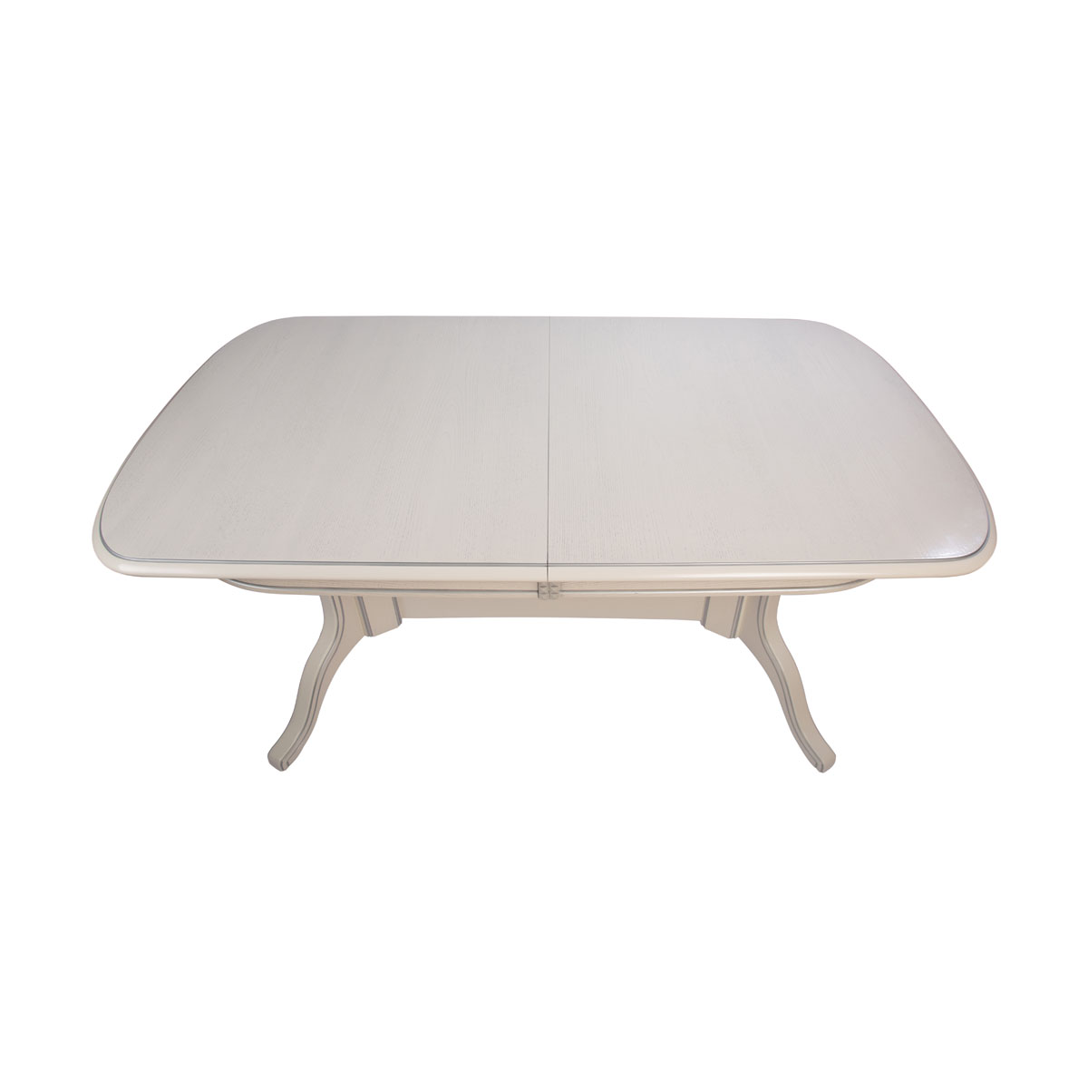 картинка Стол Лира-3 1600(2050/2500)*900*785 с патиной (тон 3М с серебряной патиной) от магазина DFCH 