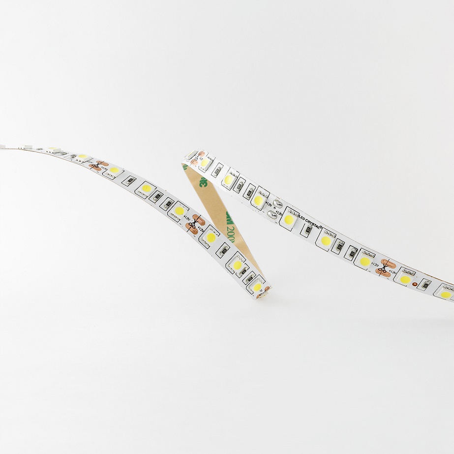 картинка Лента светодиодная 5 п.м/ 5050-60, тёплый белый (4000-4500К), 14.4W, 12V, IP20 (LR4-NW) от магазина DFCH 
