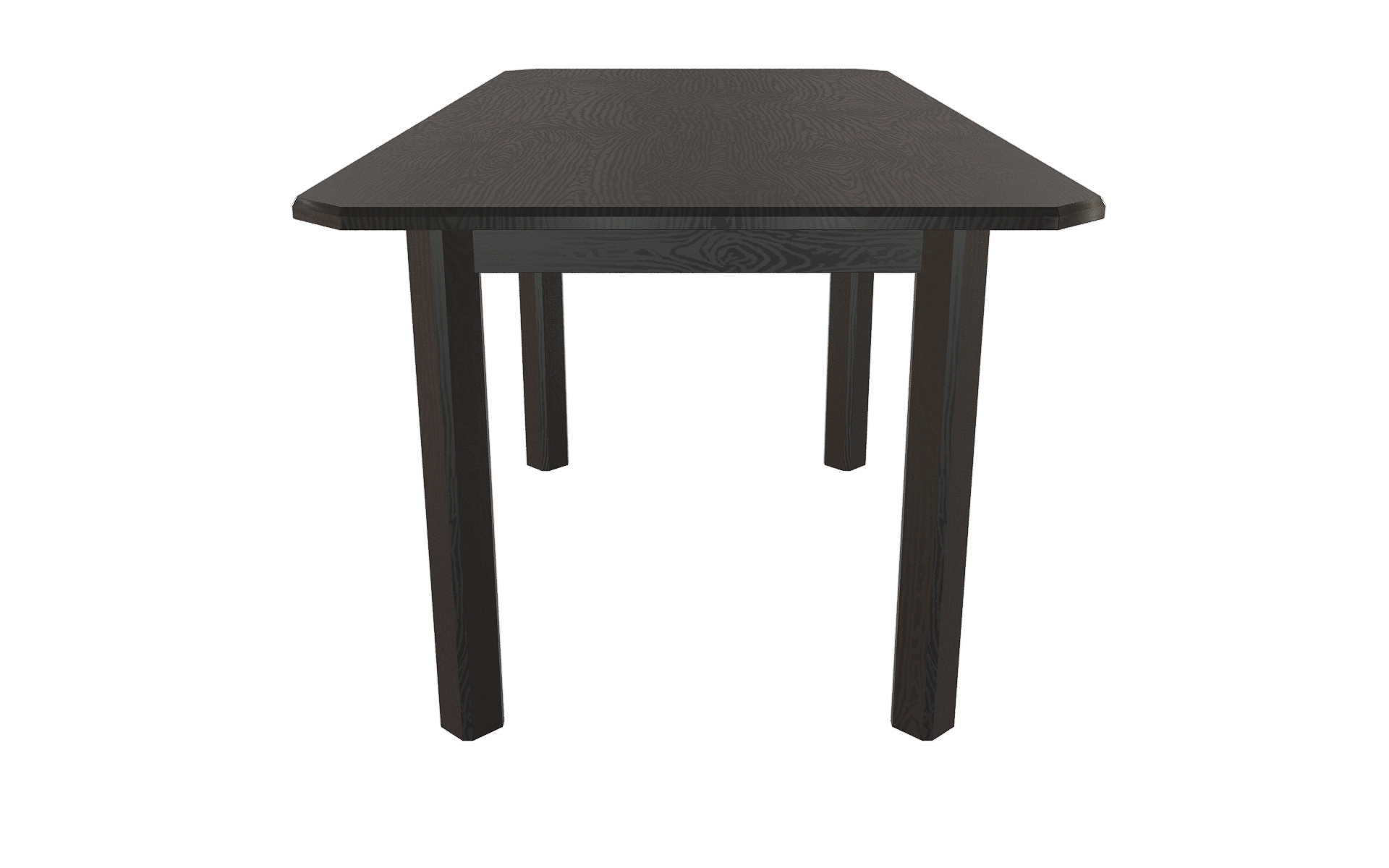 картинка Стол Руми 1200(1700)*800*765 (тон черный RAL9005) от магазина DFCH 