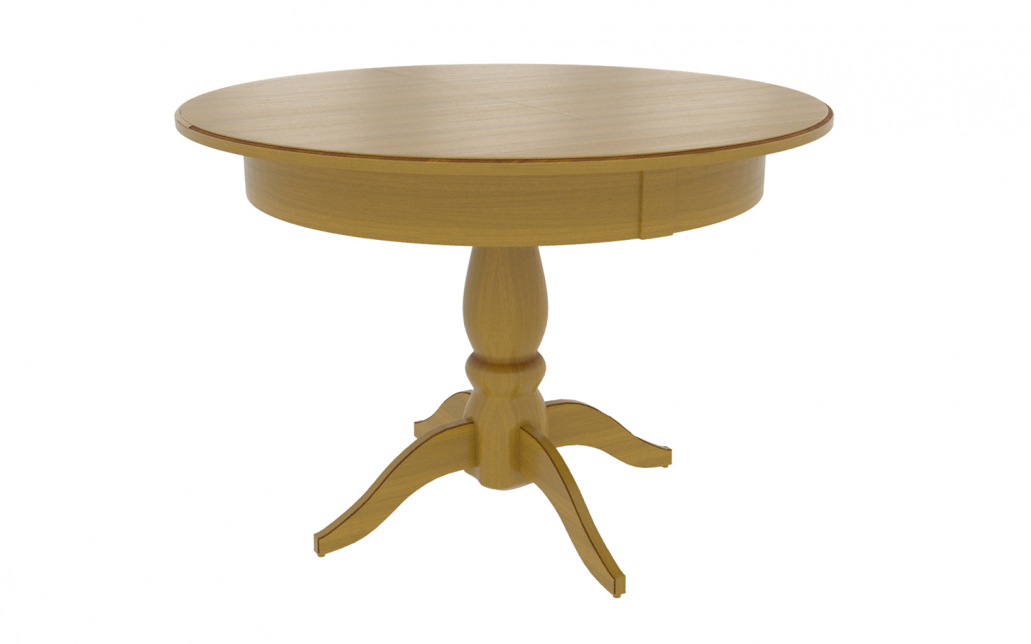 картинка Стол Галант 1000(1400)*1000*765 (тон дуб Т-07 + патина орех темн.) от магазина DFCH 