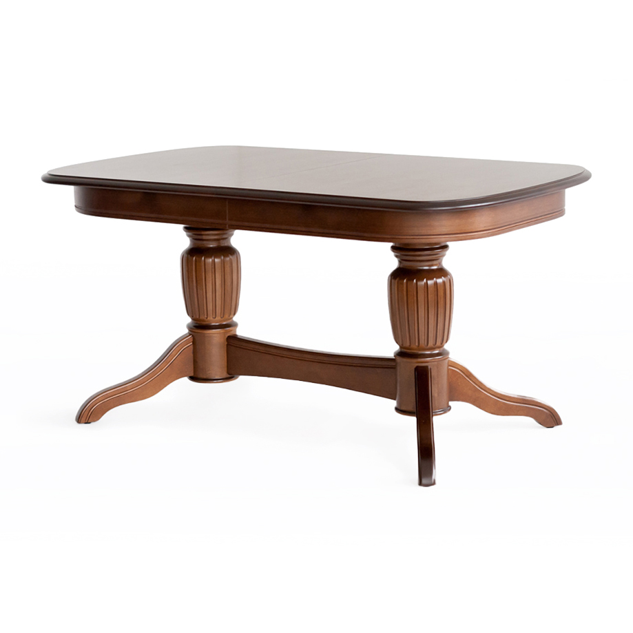 картинка Стол Лира-14 1300(1700)*900*760 (резная нога) (тон 6М) от магазина DFCH 