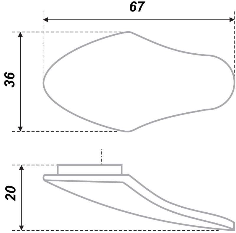 картинка Мебельная ручка RC401EAB.4 от магазина DFCH 