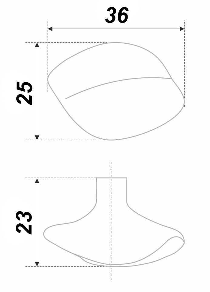 картинка Мебельная ручка CAMILA RC010BSN.4 от магазина DFCH 