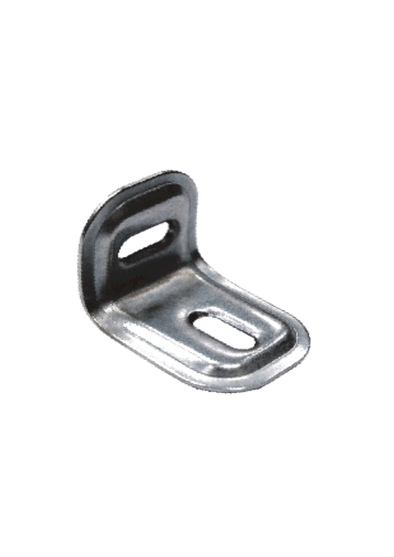 картинка Уголок метал. №471 регулир. на 2 самореза (26х32х27 мм) покрытие цинк от магазина DFCH 