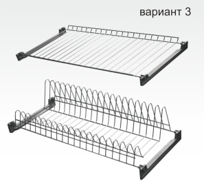 Сушилка Вариант-3, без алюм.планки 450мм хром Ограниченно годен купить по цене от  в Петербурге и Москве
