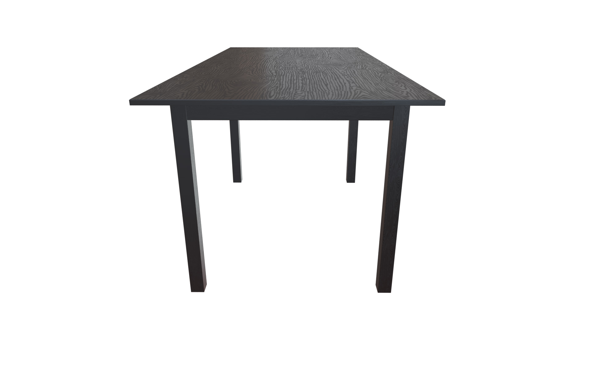 картинка Стол Глэд 1200(1700)*800*765 (тон черный RAL9005) от магазина DFCH 
