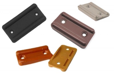 Подпятник пластиковый 33,5*17,5*4мм коричневый №56 Россия (1000 шт.) купить по цене от  в Петербурге и Москве
