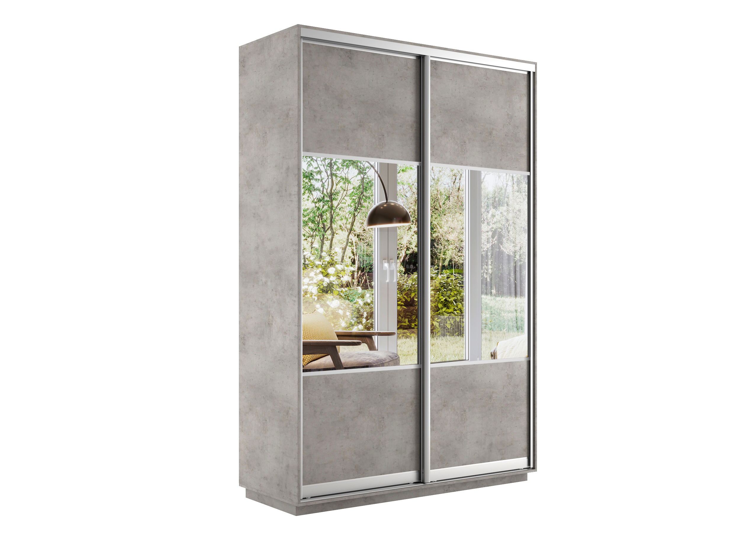 картинка Экспресс Комби дуо Бетон 2200 x 1600 x 600 от магазина DFCH 