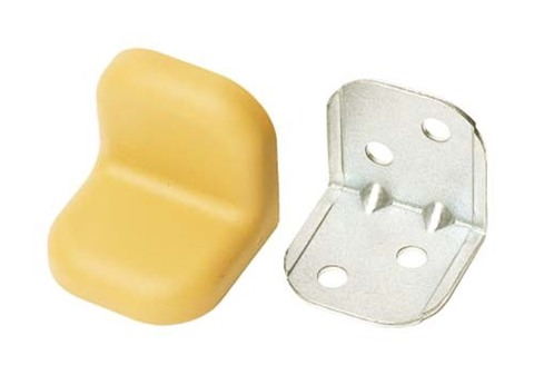 картинка Уголок крепежный мебельный 24х24х25х1,2мм УКБ 07 - крем/ обливной дуб  (16) от магазина DFCH 