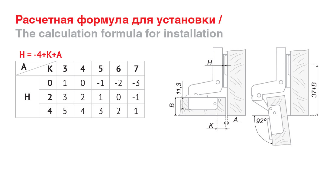 картинка Мебельная петля H401C21/0410 от магазина DFCH 