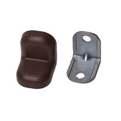 картинка Уголок крепежный мебельный 20х20х16х1,2мм УК 11 - венге (4) от магазина DFCH 