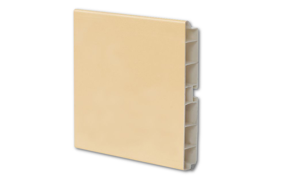 Цоколь пластиковый 4000*100*14 ваниль (№10) купить по цене от  в Петербурге и Москве
