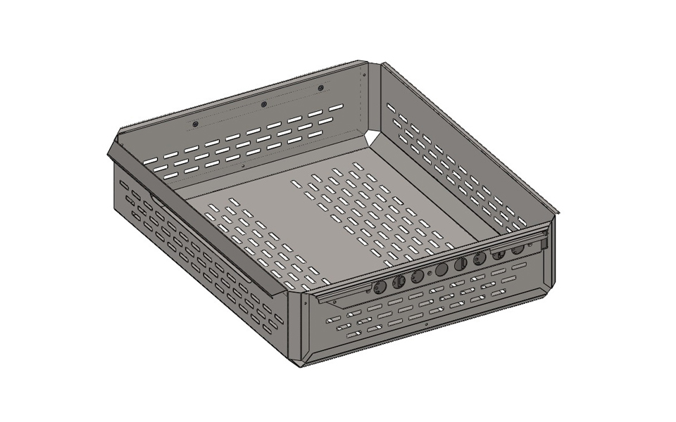 картинка Ящик выдвижной 600х450х150 мм (Металлик) HS012-26 от магазина DFCH 