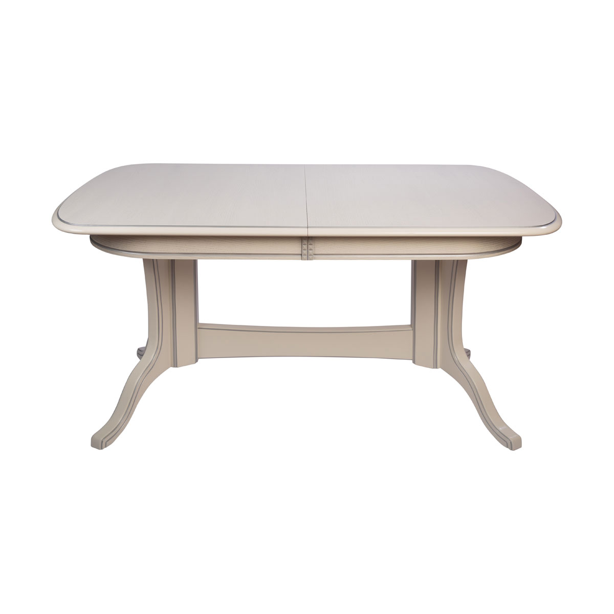 картинка Стол Лира-3 1600(2050/2500)*900*785 с патиной (тон 3М с серебряной патиной) от магазина DFCH 