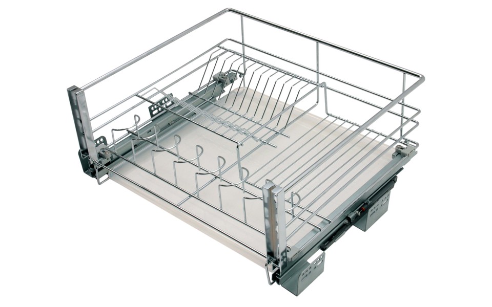 картинка A+KRS03*1*3*600 (Корз-сушка с сеткой для посуд, с довод, крепл.боковое, шир.600мм) от магазина DFCH 